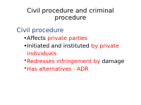 Civil procedure and criminal procedure.pptx